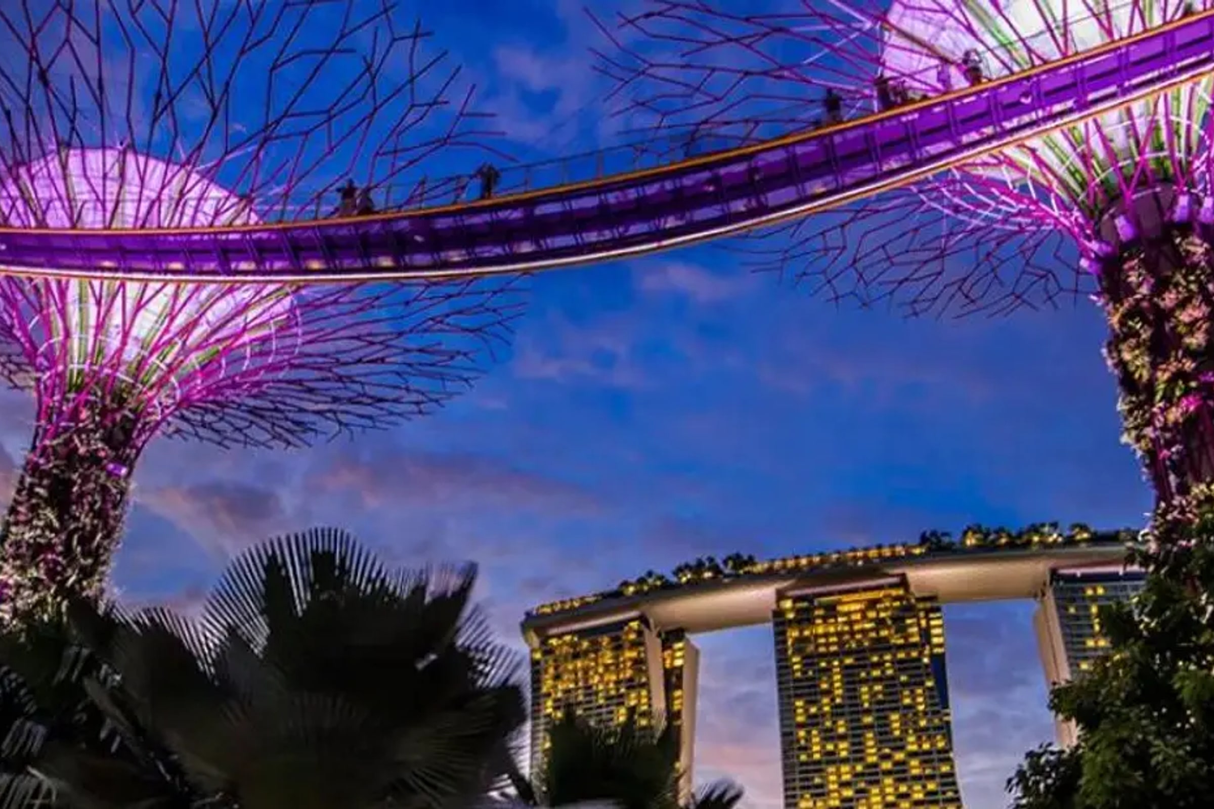 Night Out on Marina Bay in Singapore